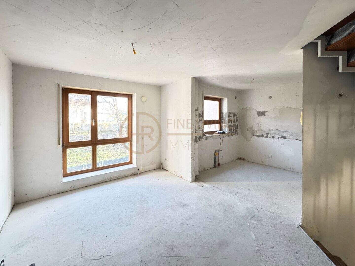 Esszimmer mit Küche