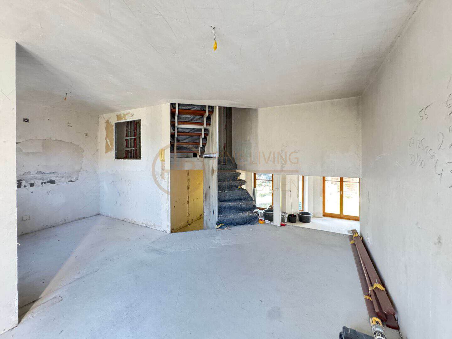 Küche Esszimmer Auf-Abgang