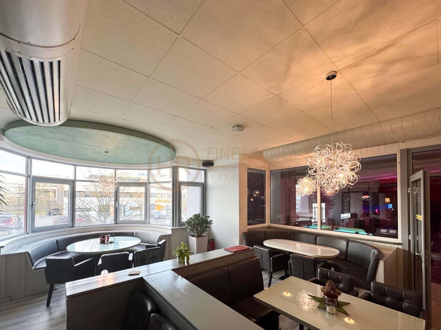 Gemütliche Sitzecken im Restaurant