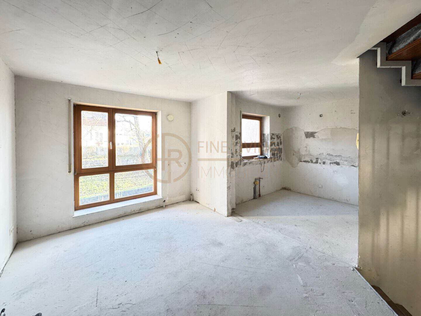 Esszimmer mit Küche